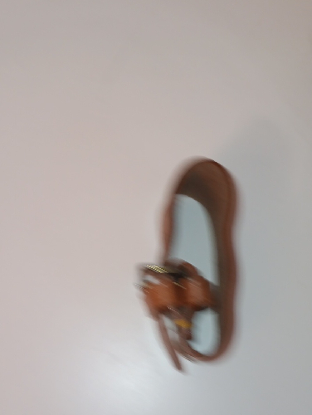 Louis Vuitton Brown Leather Belt Loop Strap - Picture 4 of 5